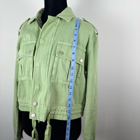 Blank NYC  XS Utility Jacket Cropped Lightweight - Picture 8 of 16